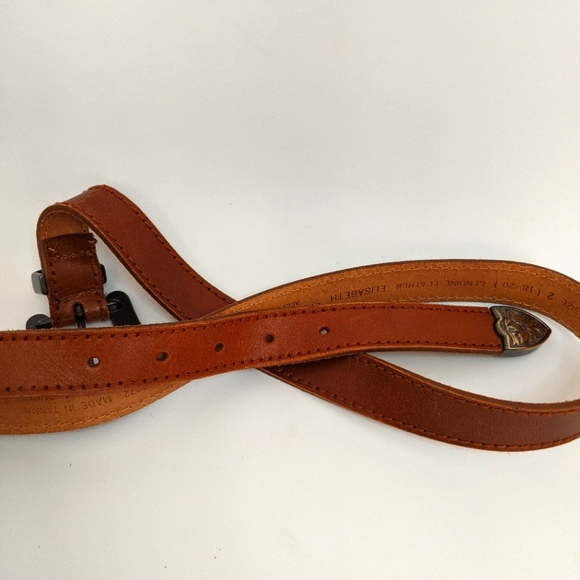 Vintage Liz Claiborne Leather Belt Size 2 (18-20) - Picture 8 of 11
